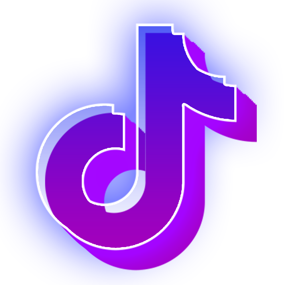 Neon Tik Tok Icon title=