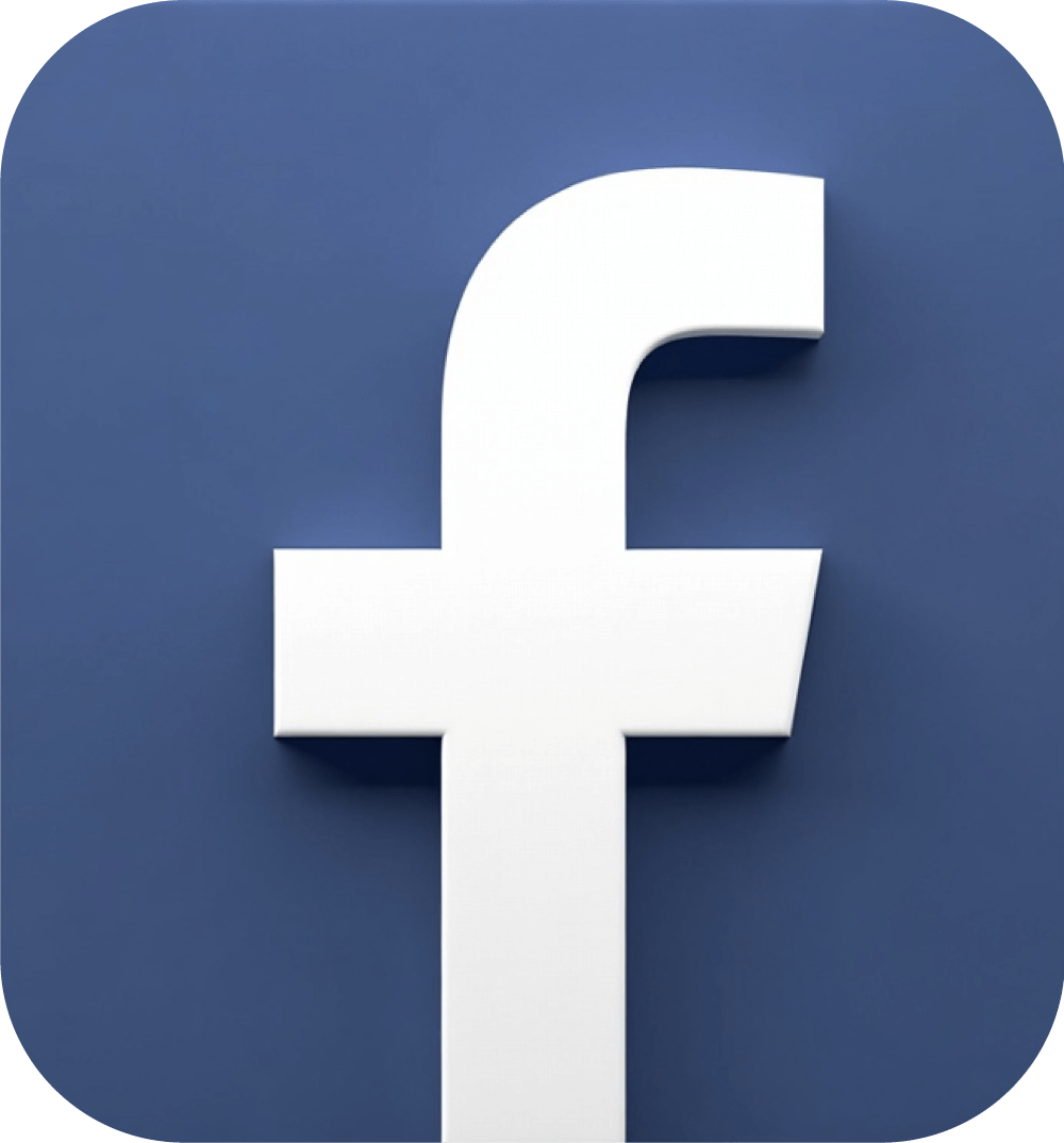 Facebook 3D Logo PNG