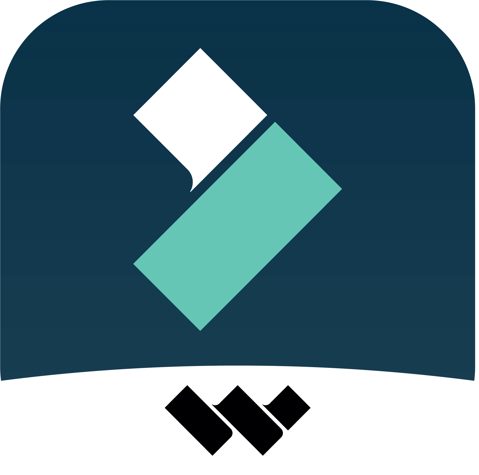 Filmora App Icon Rounded Square PNG