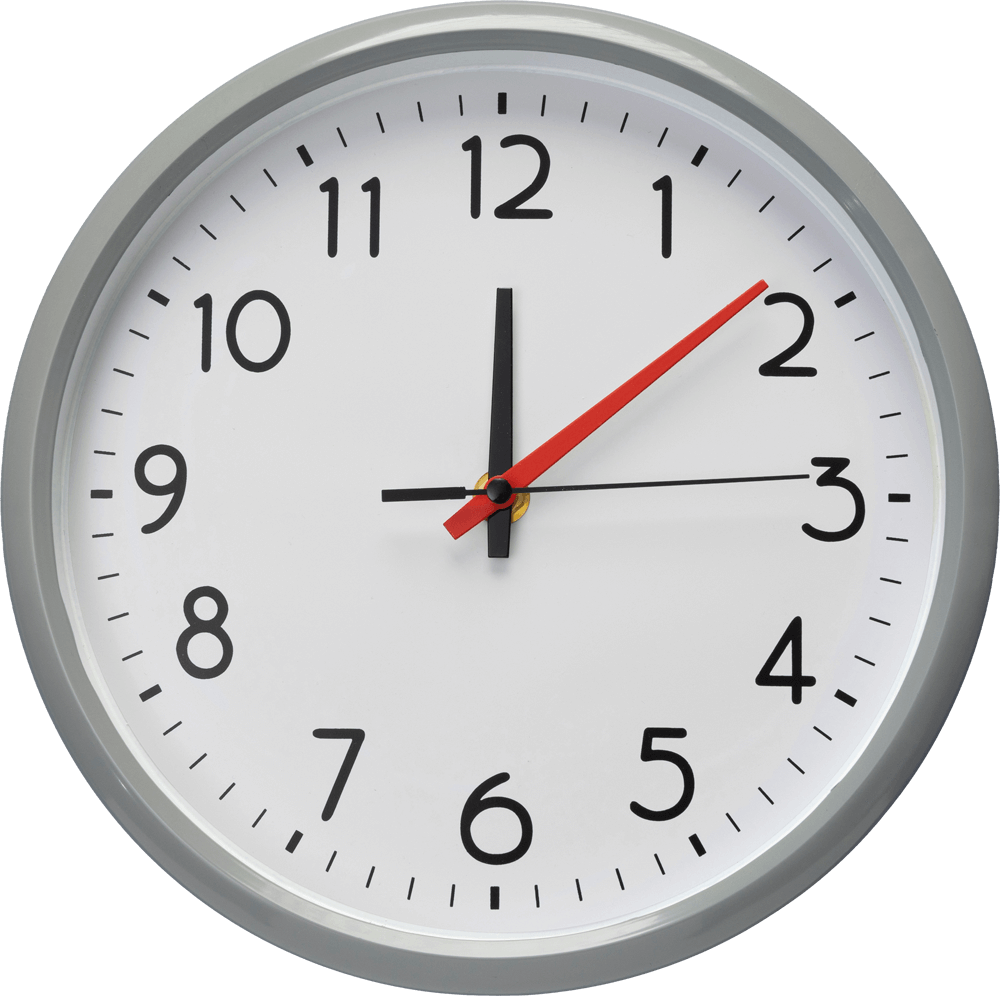 Round Wall Clock PNG title=